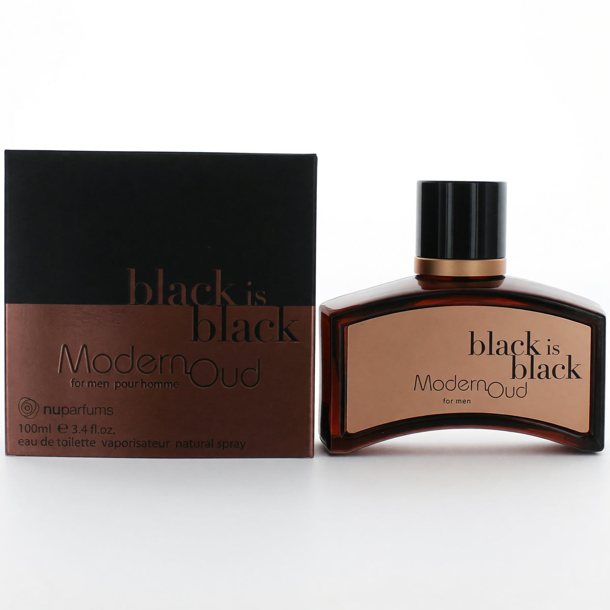 nuparfums Black is Black Modern Oud Eau de Toilette 3.4 oz product image