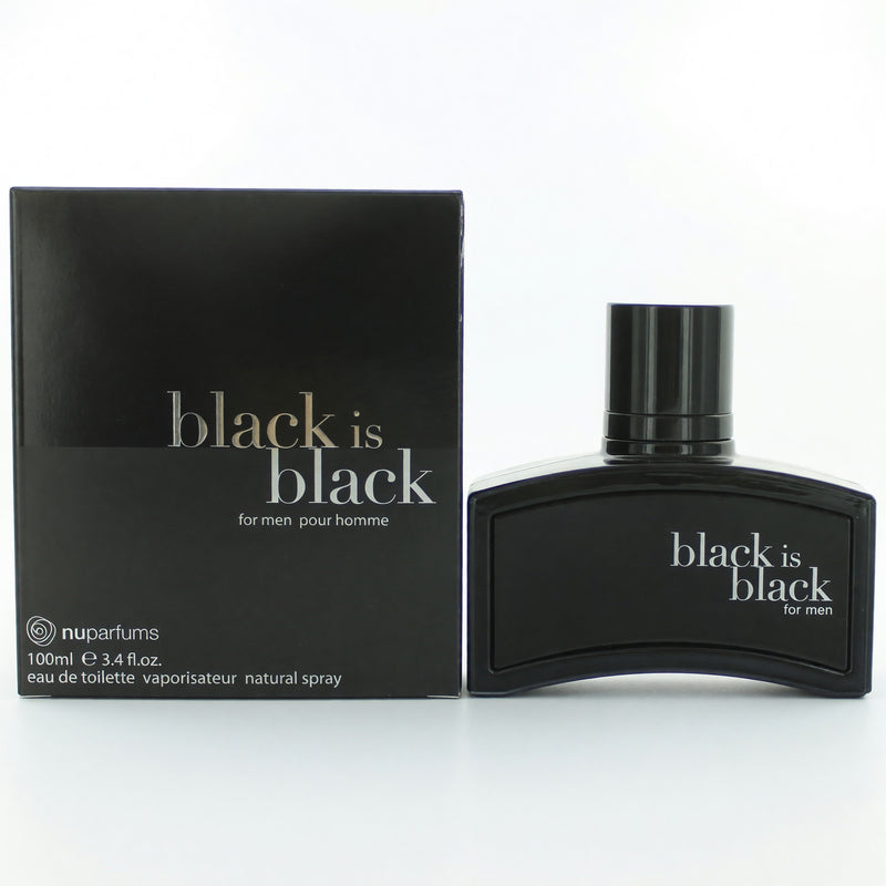 nuparfums Black is Black Eau de Toilette 3.4 oz product image