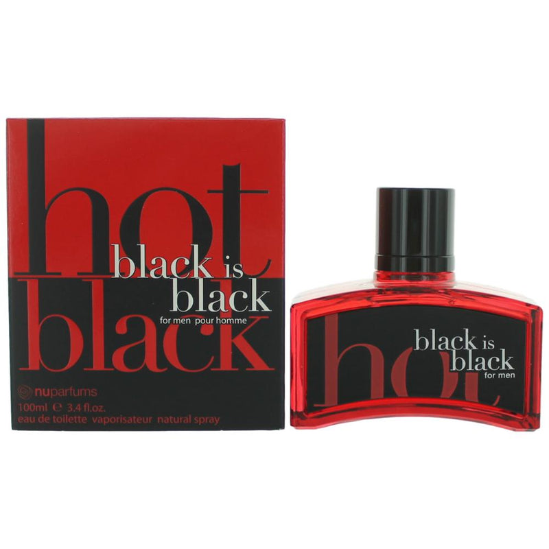 nuparfums Black Is Black Hot Eau de Toilette 3.4 oz product image