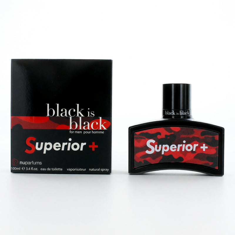 nuparfums Black is Black Superior Eau de Toilette 3.4 oz product image