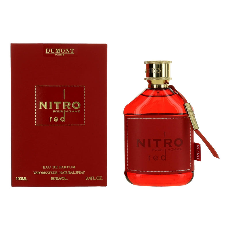 Dumont Nitro Red Eau de Parfum Spray for Men – 3.4 oz
