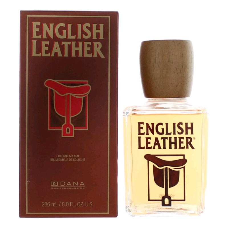 Dana English Leather Cologne Splash for Men – 8 oz