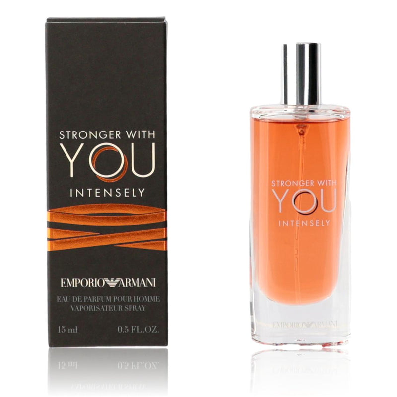 Emporio Armani Stronger With You Intensely Eau de Parfum Spray for Men – 0.5 oz