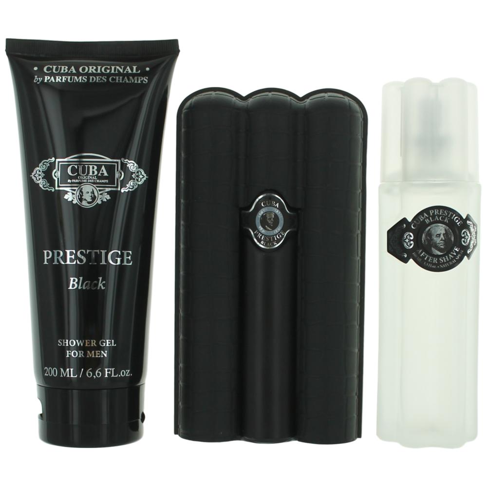Cuba Prestige Black Gift Set 3-Piece product image