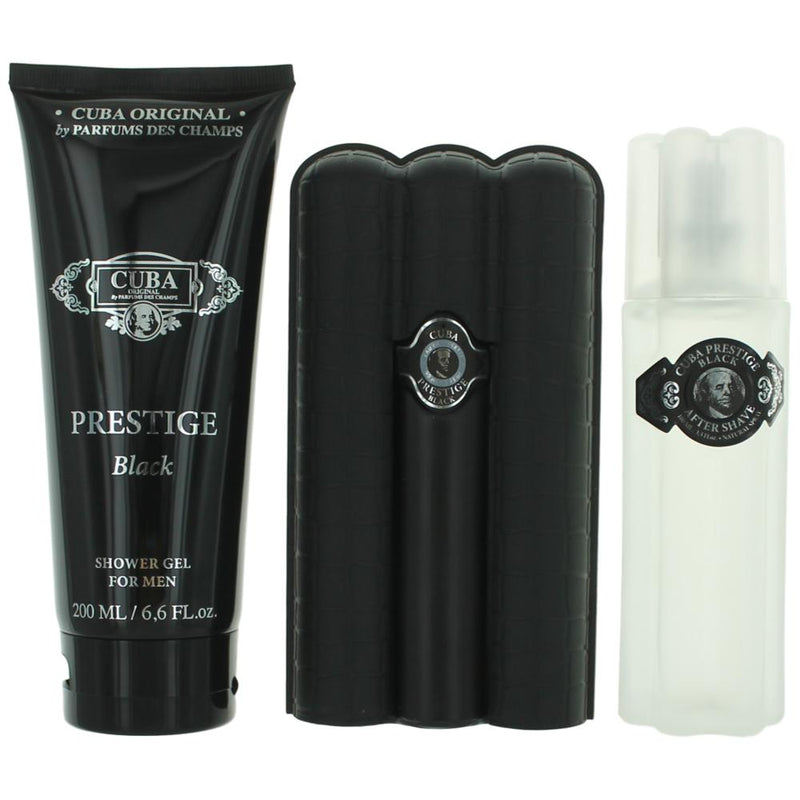 Cuba Prestige Black Gift Set 3-Piece product image