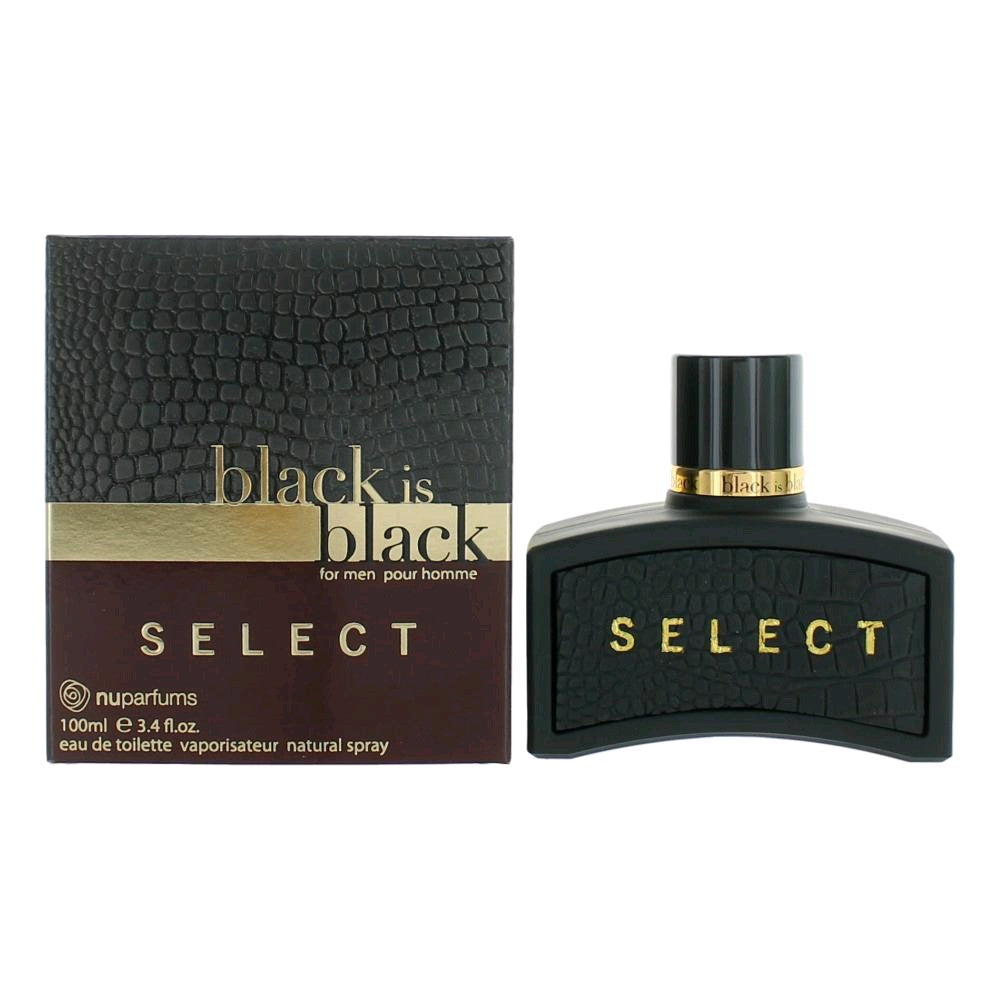 nuparfums Black is Black Select Eau de Toilette 3.4 oz product image