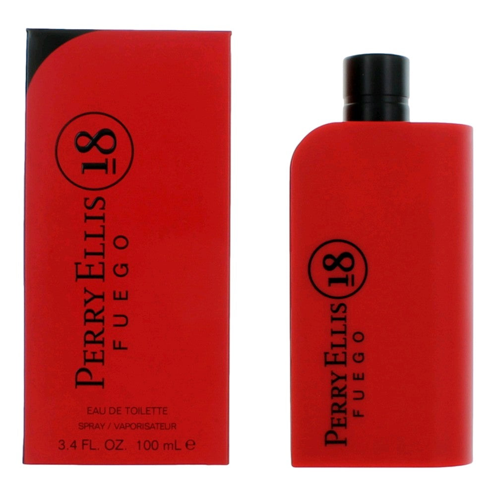 Perry Ellis 18 Fuego Eau de Toilette 3.4 oz product image