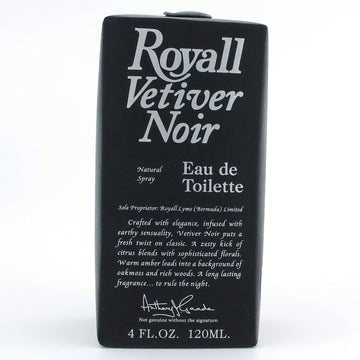 Royall Fragrances Royall Vetiver Noir Eau de Toilette Spray for Men – 4 oz