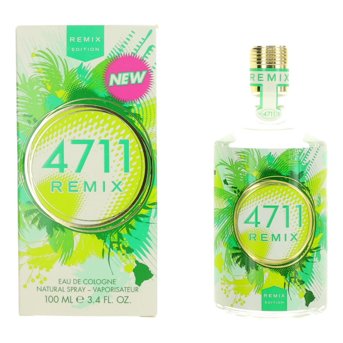 Muelhens 4711 Remix Green Oasis Eau de Cologne 3.4 oz product image