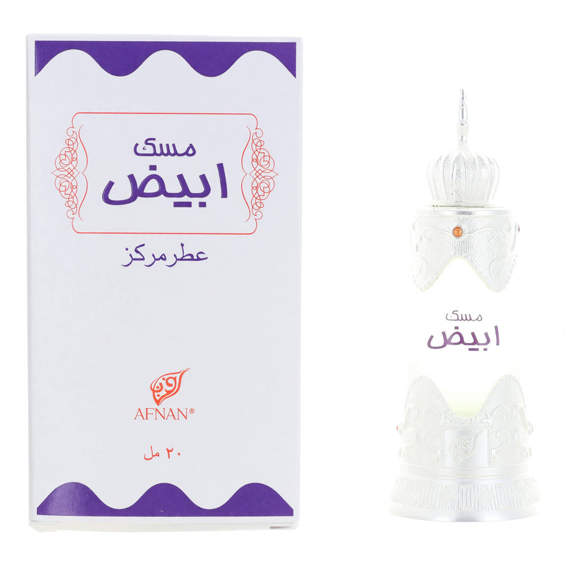 Afnan Musk Abiyad Perfume Oil 0.67 oz product image