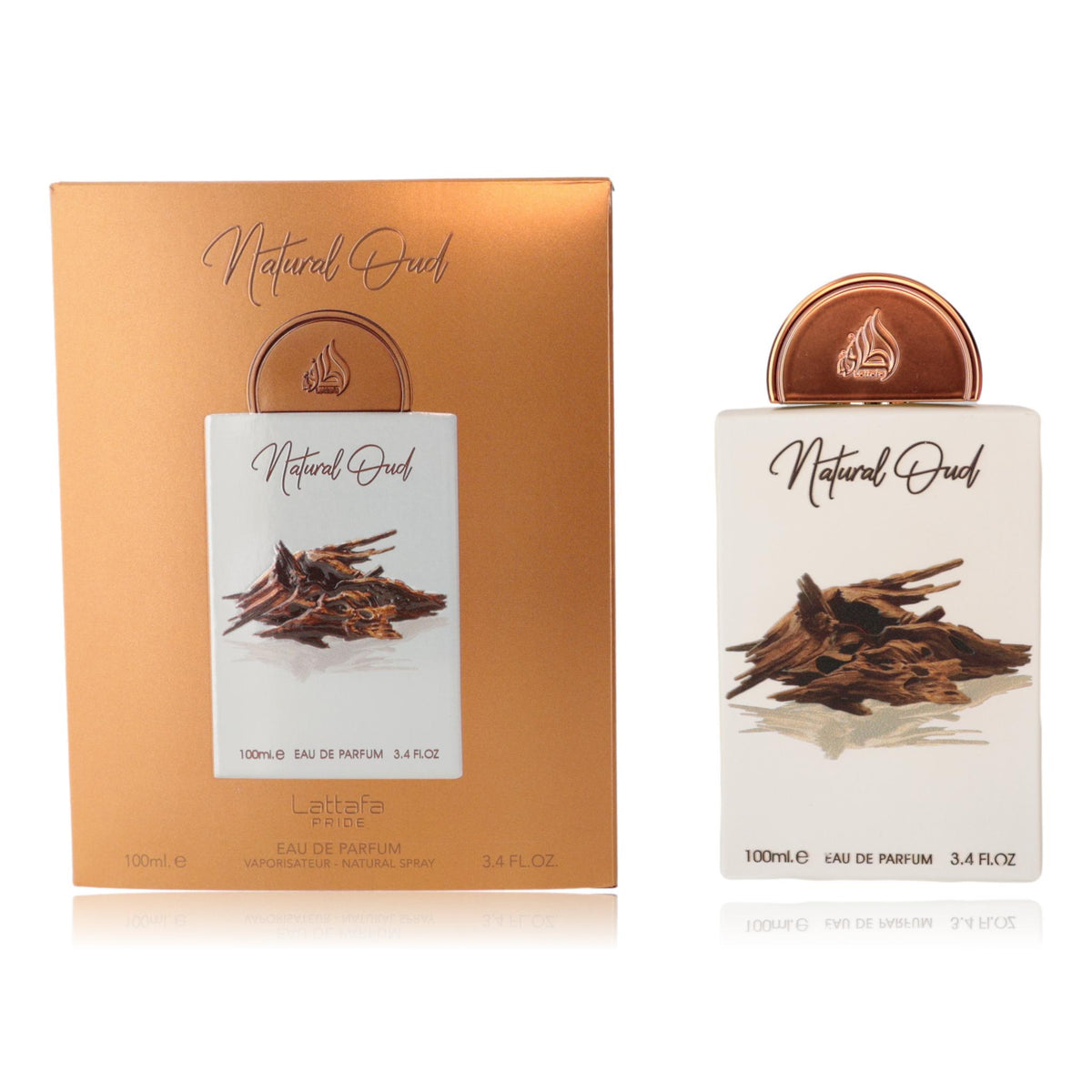 Lattafa Natural Oud Eau de Parfum 3.4 oz product image