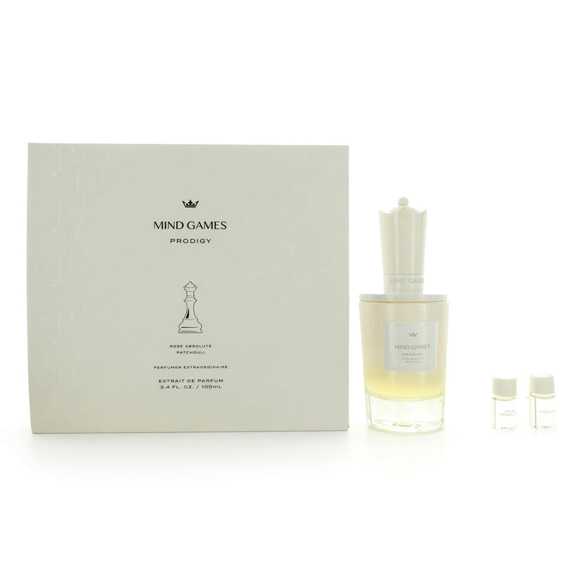Mind Games Rose Absolute Patchouli Extrait de Parfum Spray for Unisex – 3.4 oz