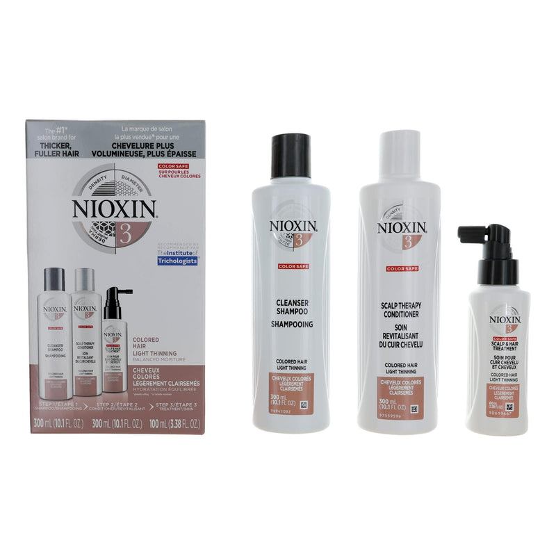 Nioxin System Kit 3 for Colored Hair with Light Thinning