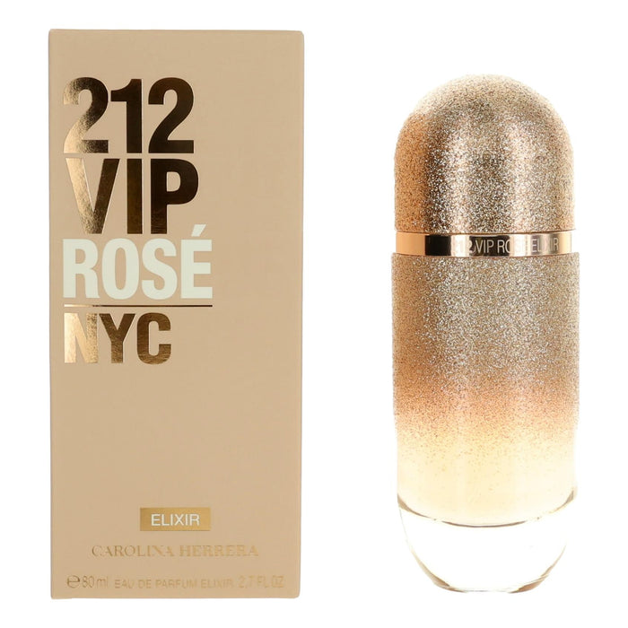 Carolina Herrera 212 VIP Rose Elixir Eau de Parfum Elixir Spray for Women – 2.7 oz