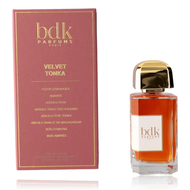 BDK Parfums Velvet Tonka Eau de Parfum Spray for Unisex – 3.4 oz