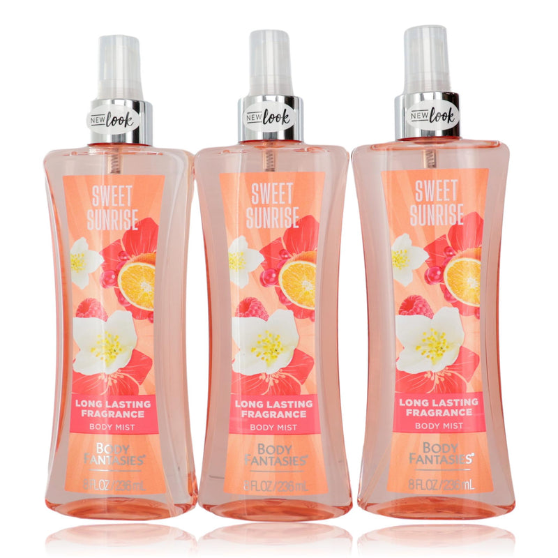 Parfums De Coeur Sweet Sunrise Fantasy Fragrance Body Spray for Women 3-Pack 8 oz