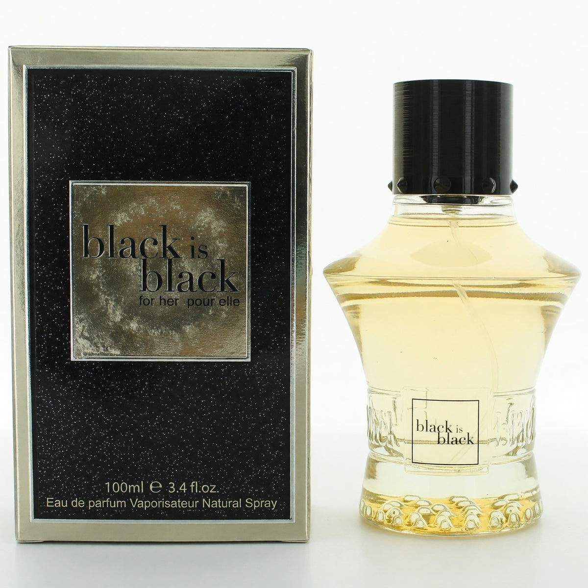 nuparfums Black is Black for Her Eau de Parfum 3.4 oz product image