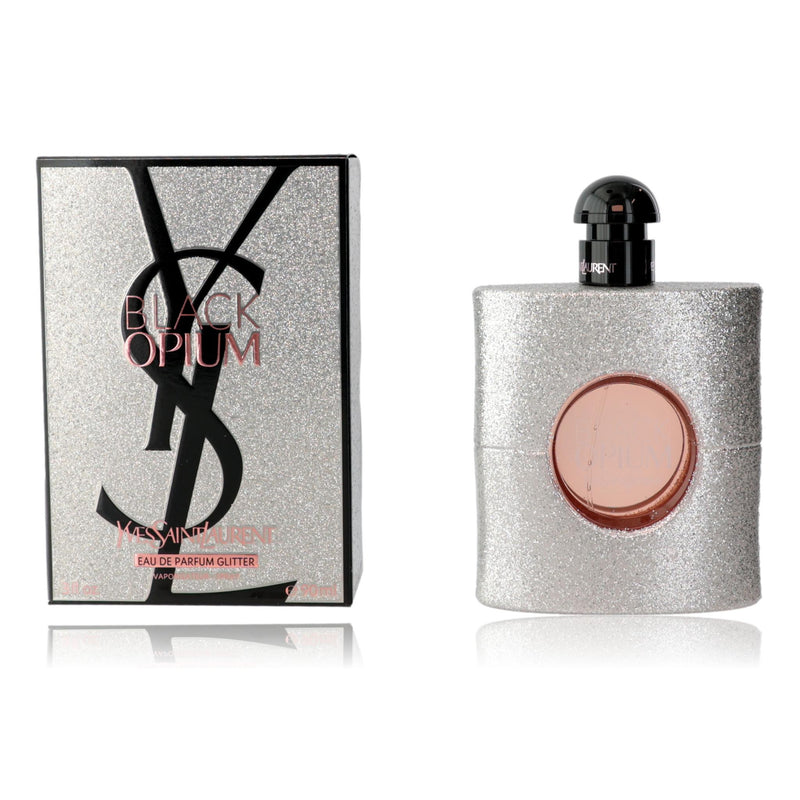 Yves Saint Laurent Black Opium Glitter Eau de Parfum Spray for Women – 3 oz