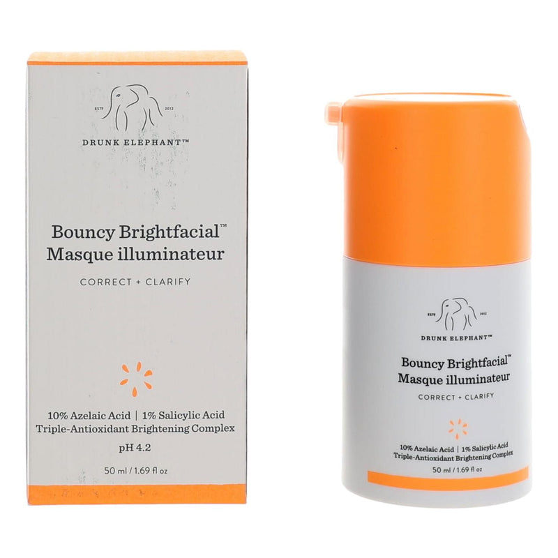 Drunk Elephant Bouncy Brightfacial Face Mask 1.69 oz