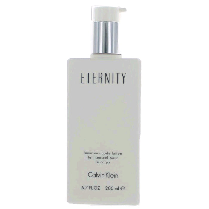 Calvin Klein Eternity Body Lotion for Women with Pump 6.7 oz