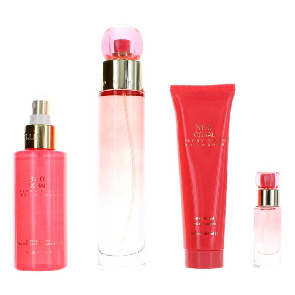 Perry Ellis 360 Coral Gift Set 4-Piece product image