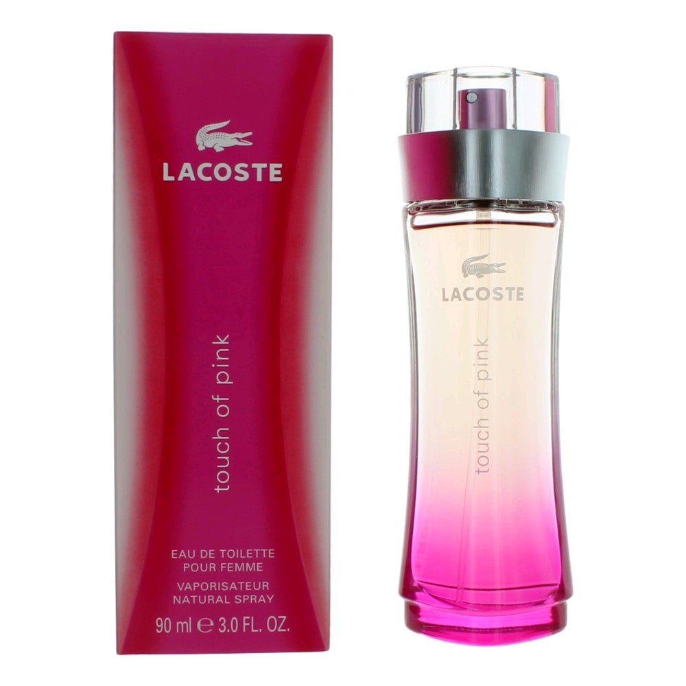 Lacoste Touch of Pink Eau de Toilette 3 oz product image