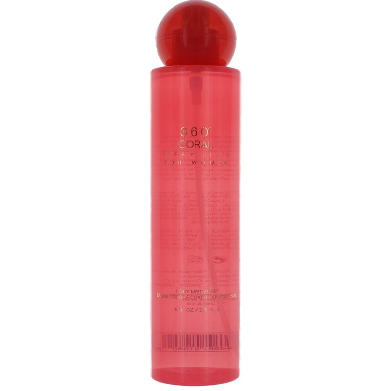 Perry Ellis 360 Coral Body Mist for Women 8 oz