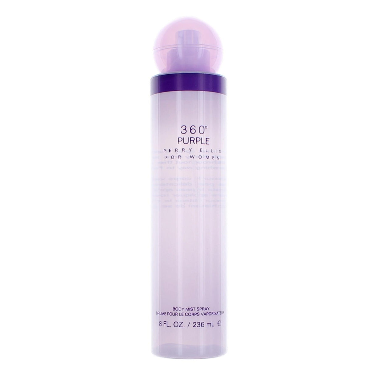 Perry Ellis 360 Purple Body Mist Spray for Women 8 oz