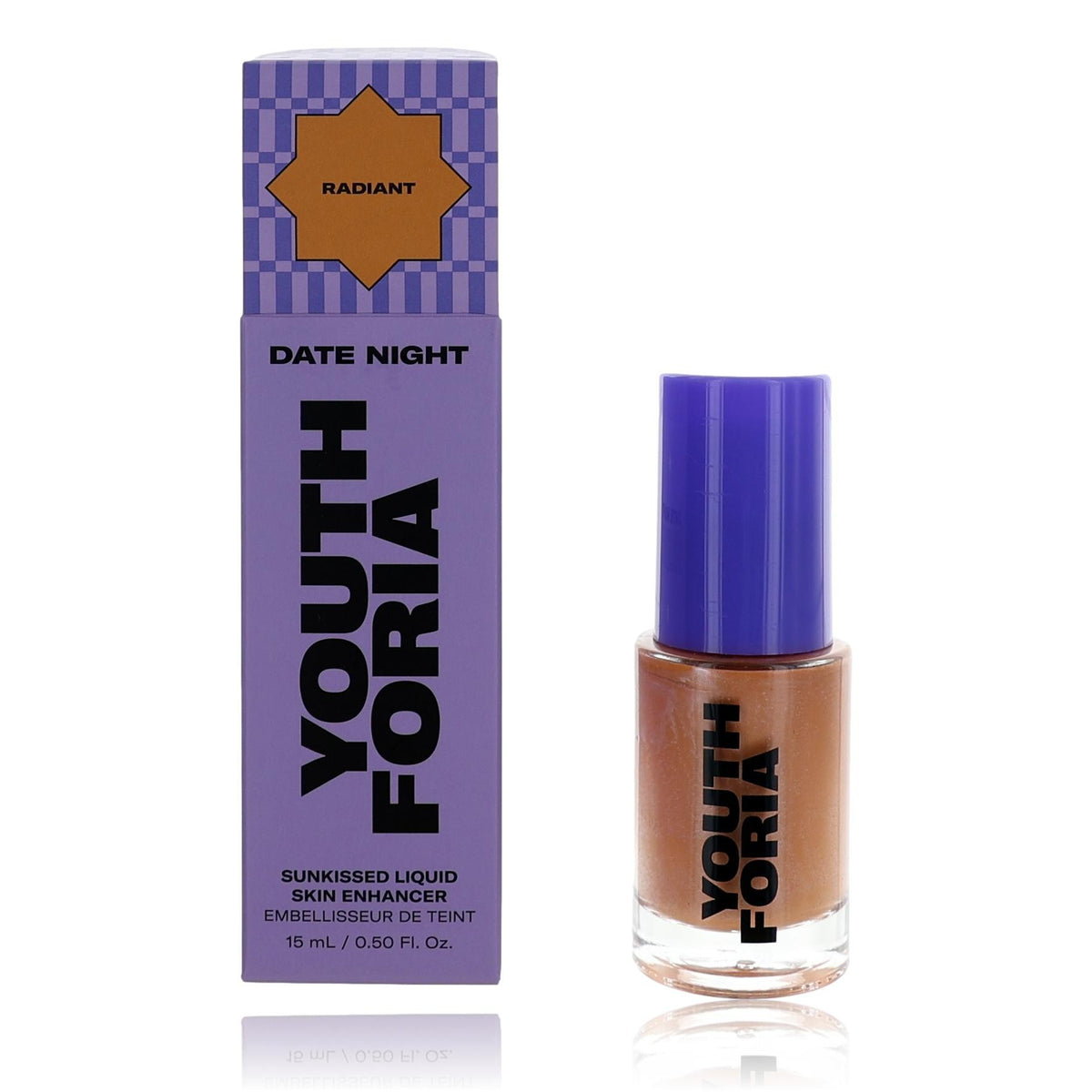 Youthforia Date Night Sunkissed Liquid Skin Enhancer- Radiant 0.5 oz