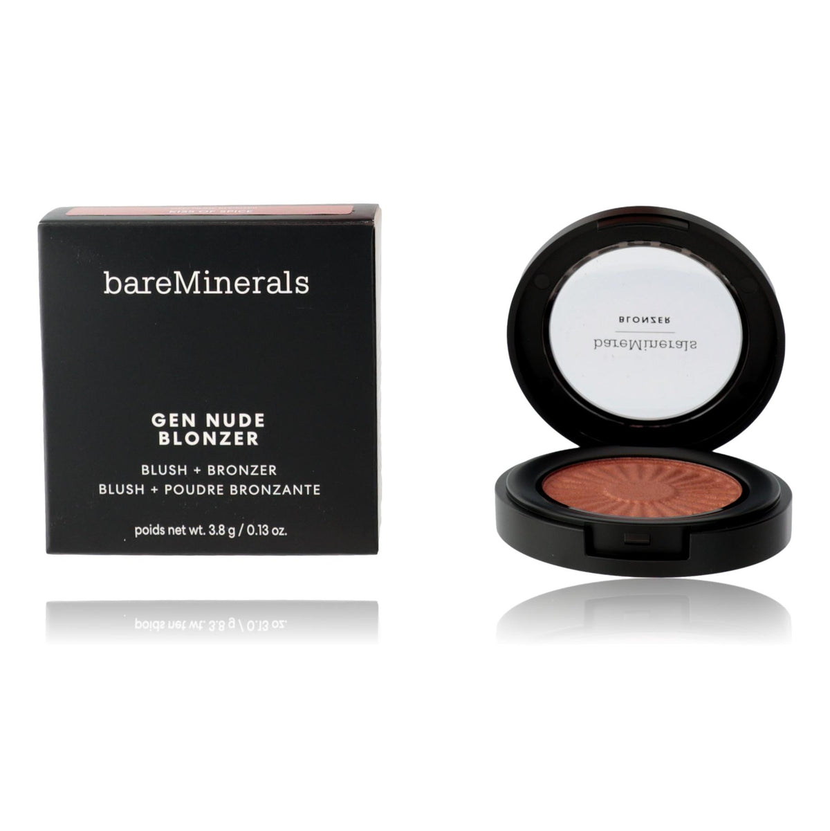 bareMinerals Gen Nude Blonzer, 0.13 oz Blush & Bronzer Kiss of Spice