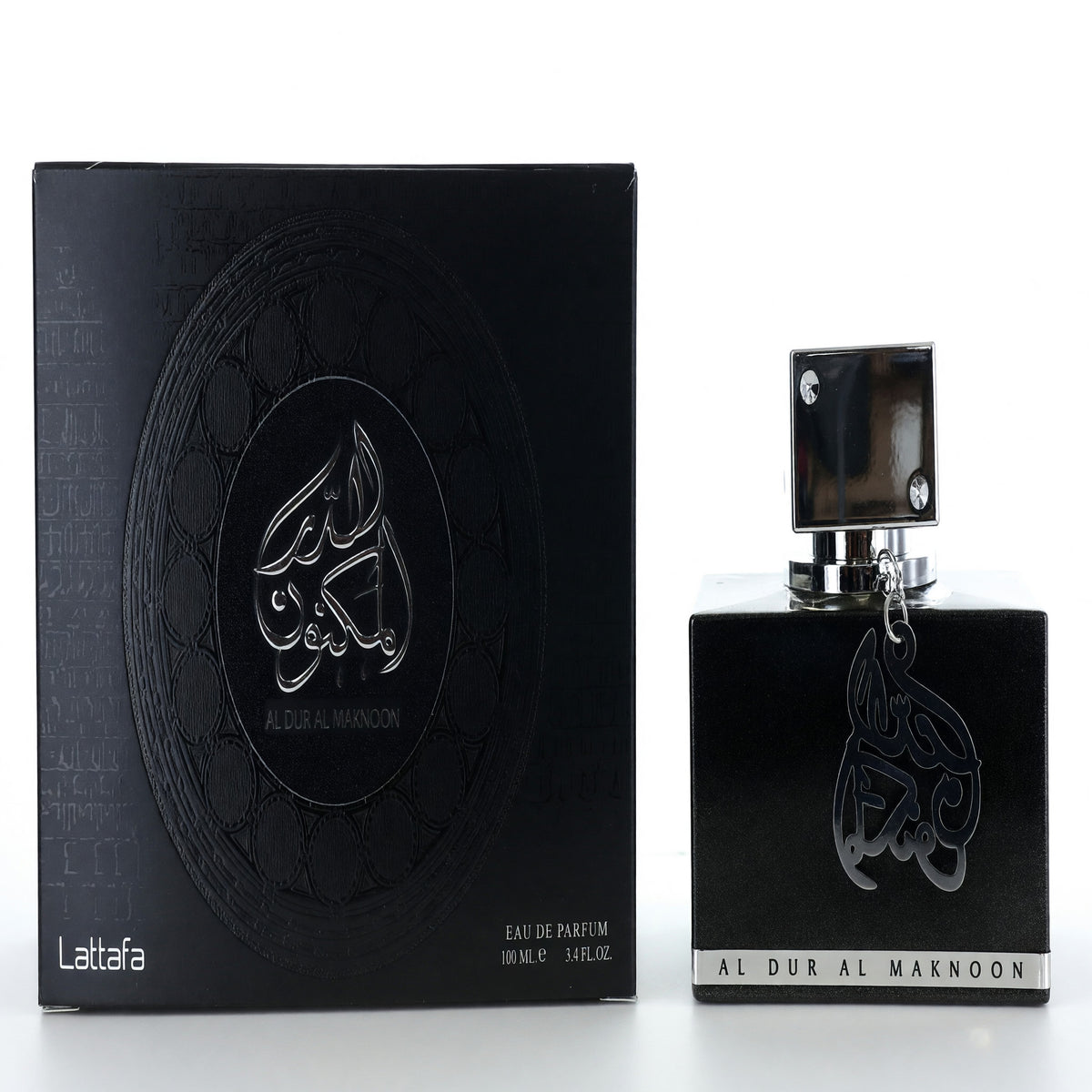 Lattafa Al Dur Al Maknoon Silver Eau de Parfum 3.4 oz product image