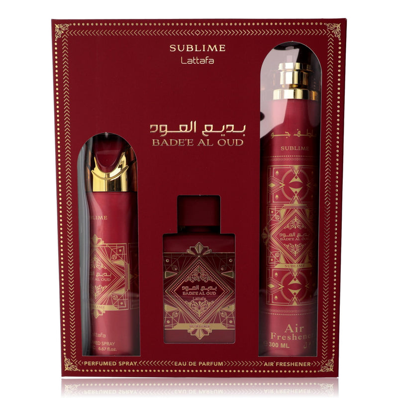 Lattafa Bad'e Al Oud Sublime Gift Set 3-Piece product image