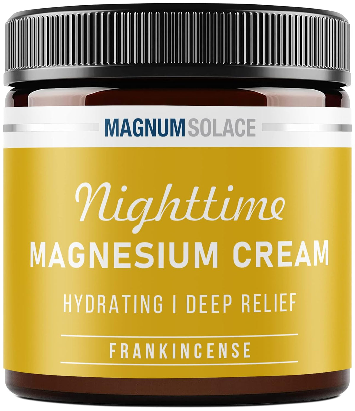 Magnum Solace Nighttime Magnesium Cream Lotion Frankincense 5 oz