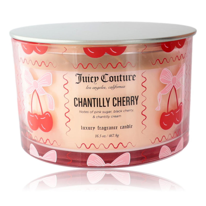 Juicy Couture Chantilly Cherry candle 16.5 oz