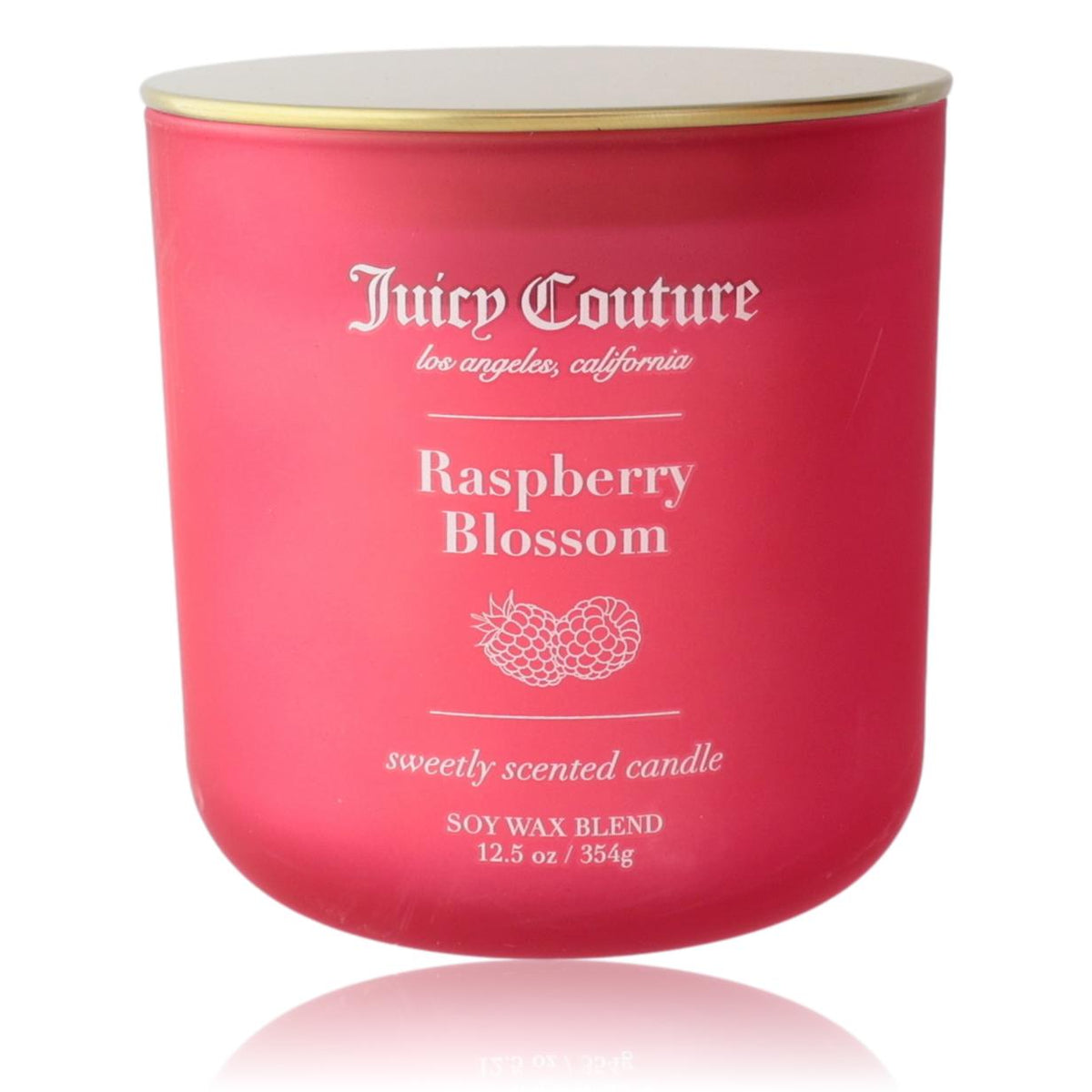 Juicy Couture Raspberry Blossom candle 12.5 oz