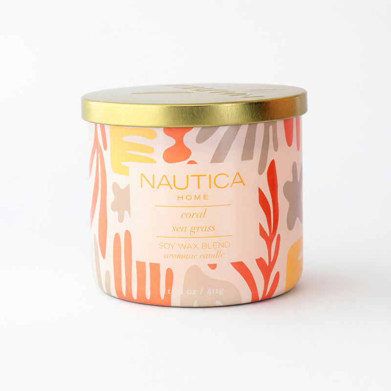 Nautica Coral Sea Grass candle 14.5 oz