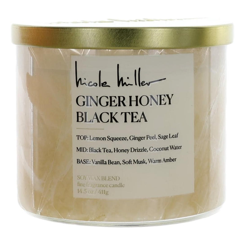 Nicole Miller Ginger Honey Black Tea candle 14.5 oz