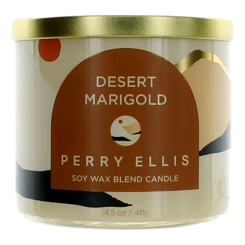 Perry Ellis Desert Marigold candle 14.5 oz