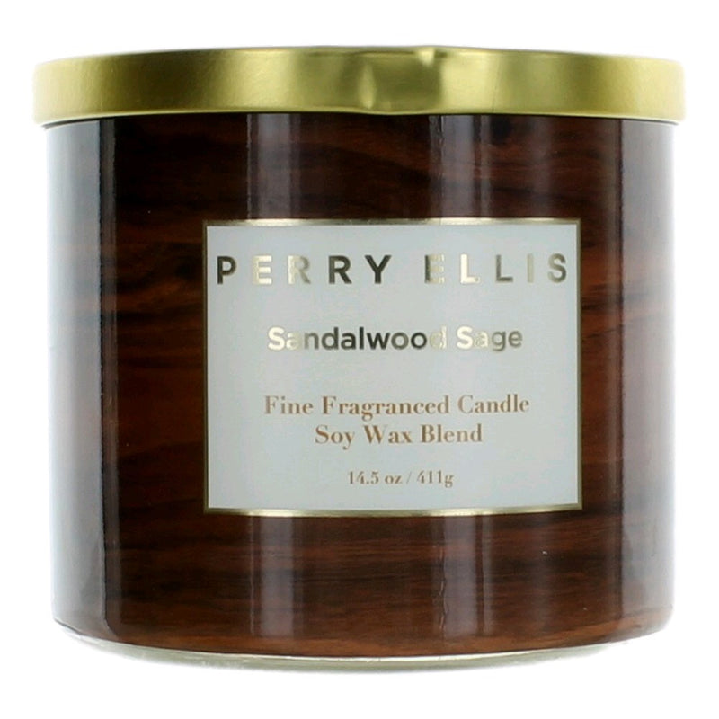 Perry Ellis Sandalwood Sage candle 14.5 oz